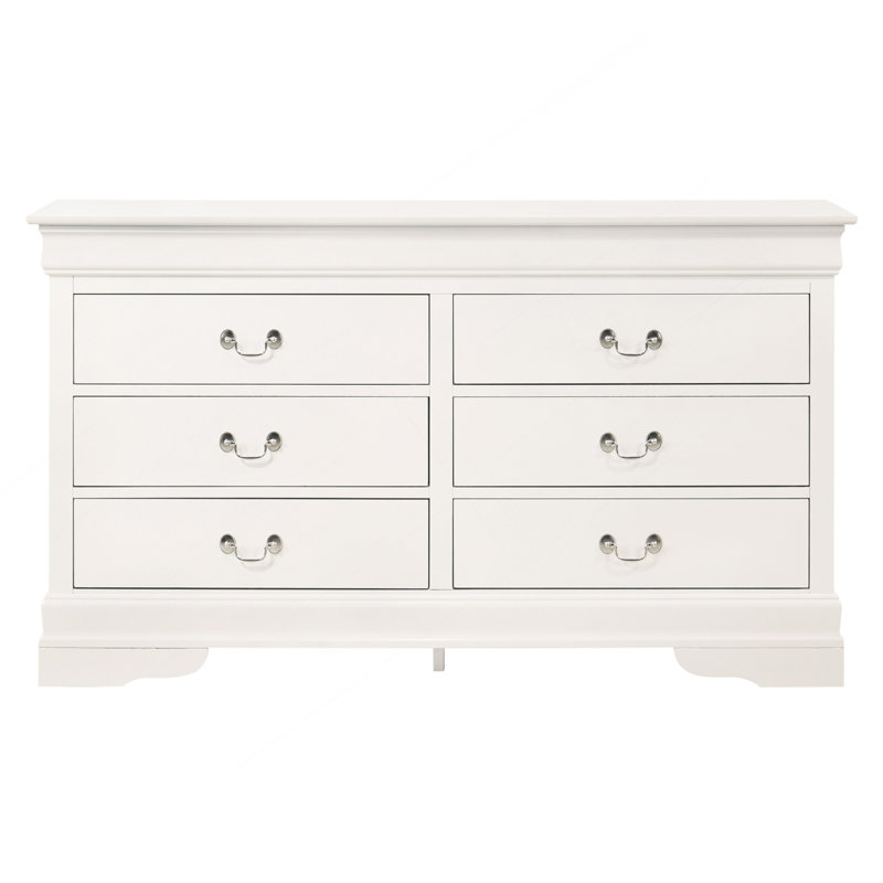 Commode Louisphillipe G02190-D, blanc, Blanc