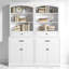 Armoire de rangement 2 tiroirs Lancaster (ensemble de 2)