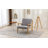Banan Boucle Upholstered Armchair-1529880000