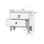Table de chevet 2 tiroirs Gurdas-1862053784