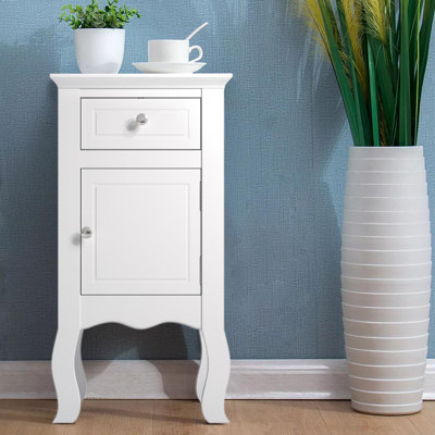33cm W Manufactured Wood Bedside Table