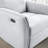 Andee Microsuede Fabric Electric Power Recliner Chair-441494081