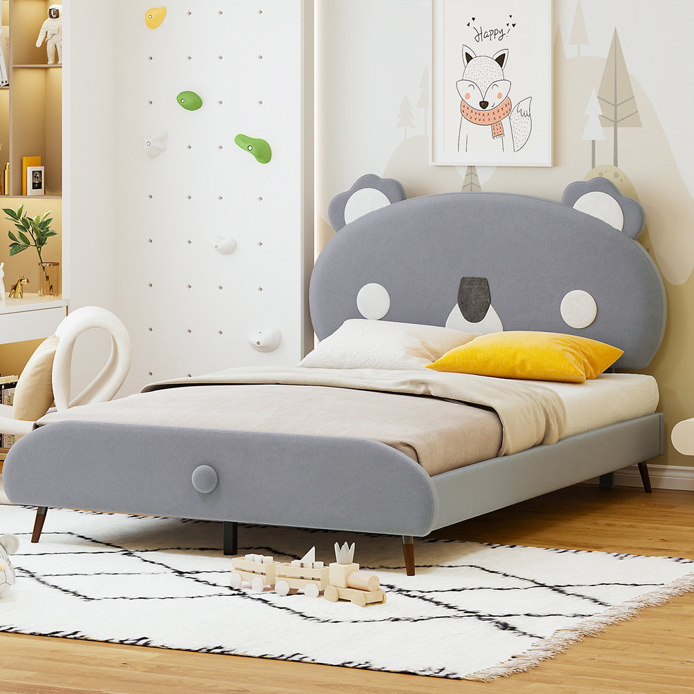 Zoomie Kids Amareli Upholstered Platform Bed | Wayfair