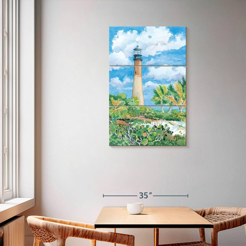 Aletra Lighthouse Cape Florida, 57" H x 36" W