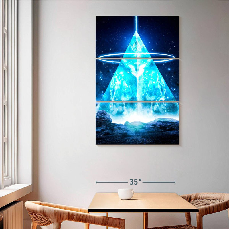 Kelan Higher Powers, 65" H x 42" W