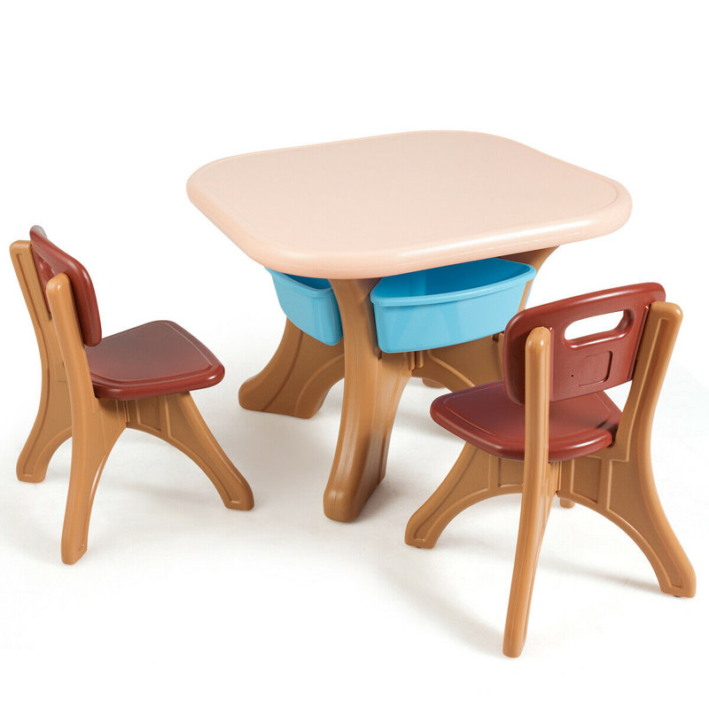 Sana Kids Square Play Or Activity Table and Chair Set