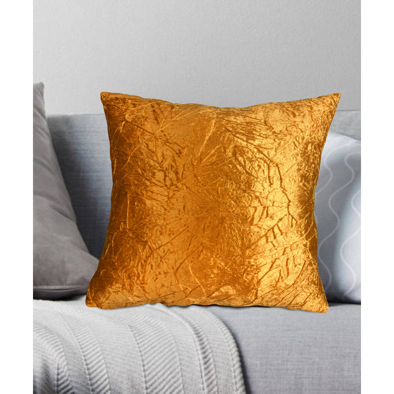 Housse de coussin carré et insert, Rouille