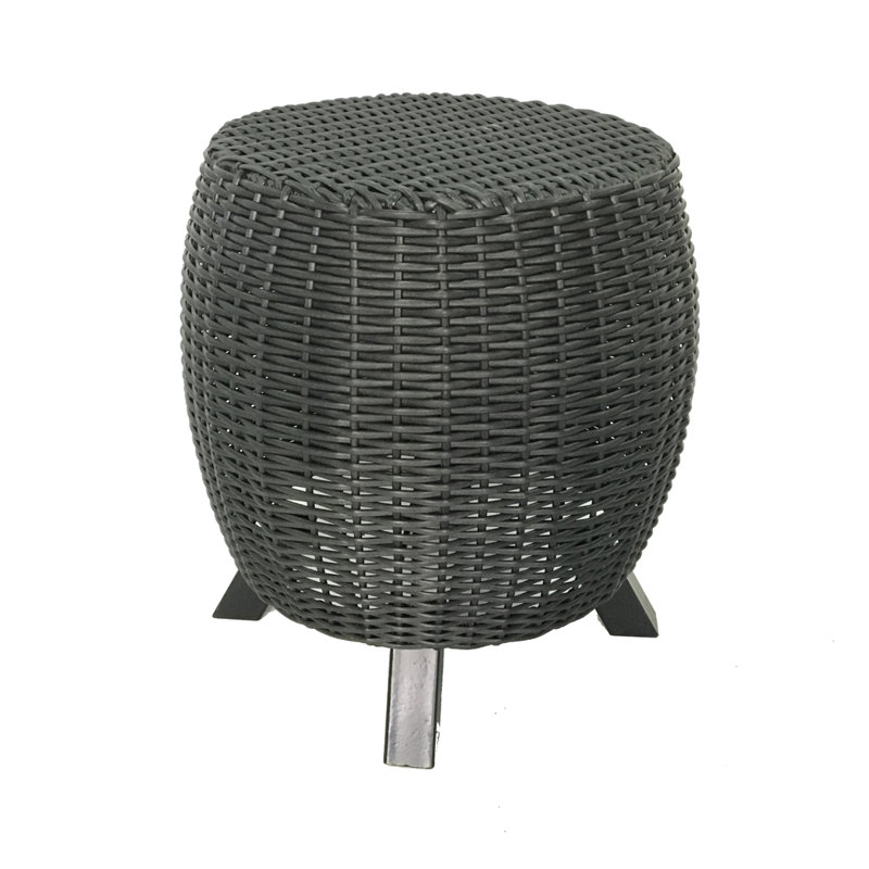  Tabouret de jardin en osier