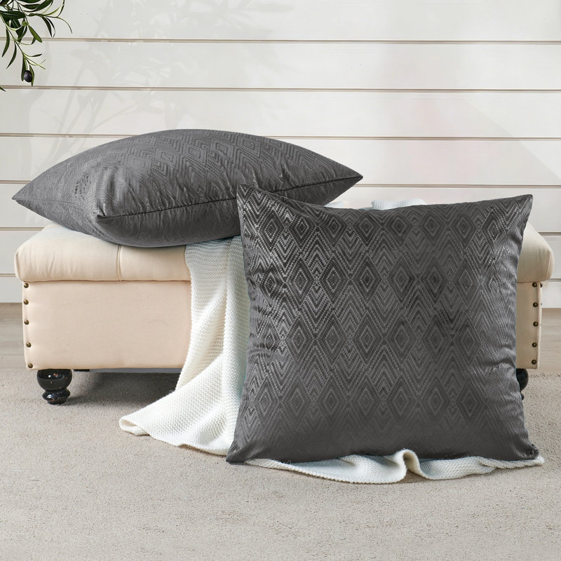 Housses de coussin décoratives en velours ikat de style européen, Métal industriel