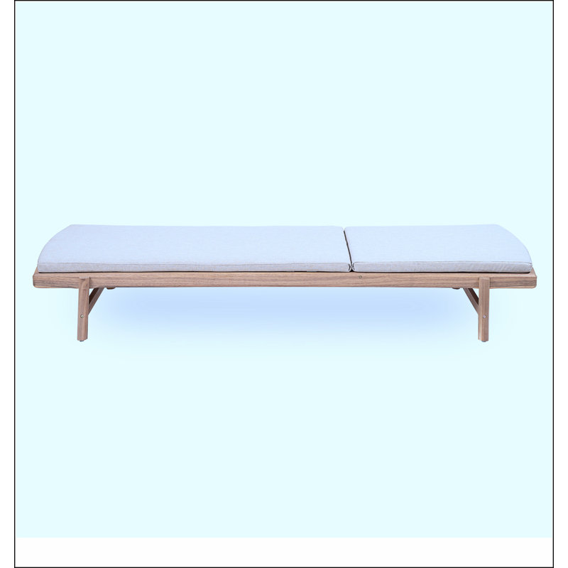 Chaise longue avec coussin Mall Mall
