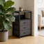 40cm W Metal Bedside Table-1448437426