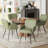 Upholstered Faux Leather Dining Chairs-802716904-788490056