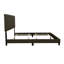 Grand lit gris anthracite avec garniture cloutée Enchanteur-136904155-136904156
