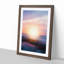Sun upon the Mountain in Abstract - Framed Print-55727221-55727224