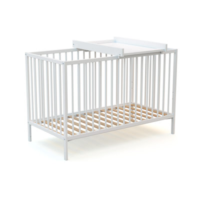  - Removable changing table for wooden baby bed MONA Beech Varnished 60 x 120 cm