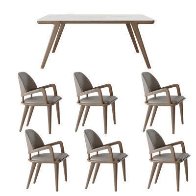 Ensemble de table et de chaises élégantes