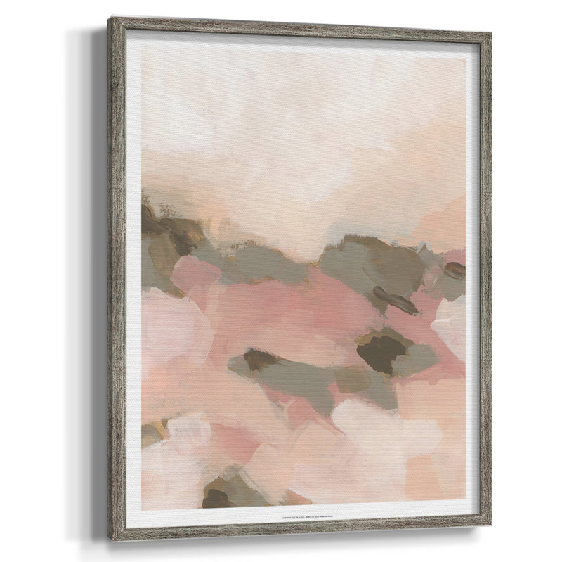 Desert Rose Valley I, reproduction encadrée - bois massif, H 21 po x l 17 po