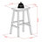 Strasburg Saddle Seat Bar Stool with Four Legs in Natural, 28.64'' H X 17.62'' W X 15.67'' D-1046758511