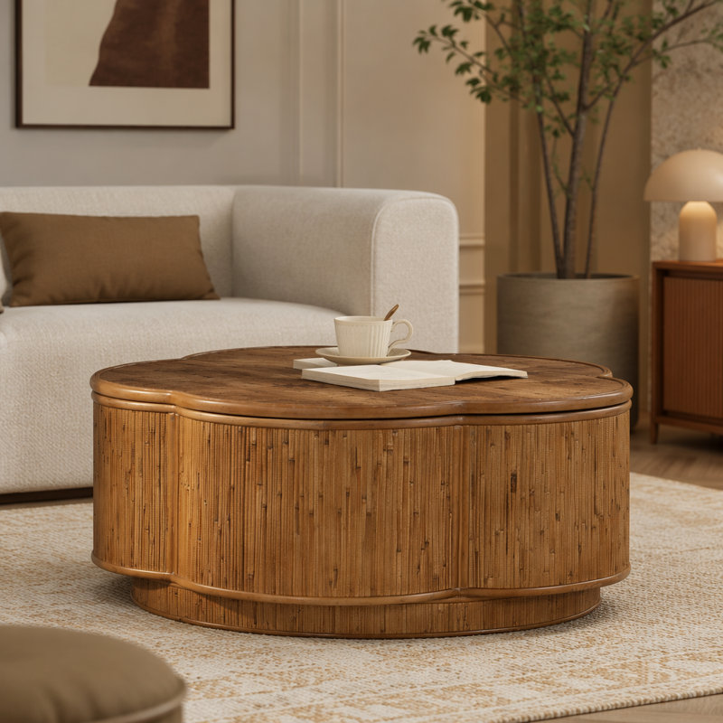 Table basse avec rangement amovible
