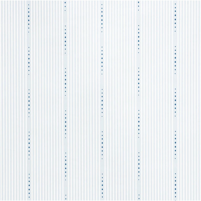 Papier peint Schumacher x David Oliver Opus, Bleu