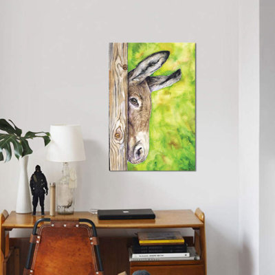 «Donkey in Nature» par George Dyachenko, reproduction sur toile