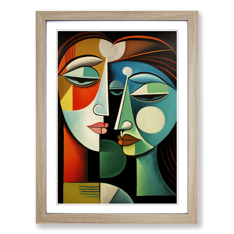Pablo Picasso Classicism - Framed Print, Oak Framed, 34cm H x 25cm W x 2" D