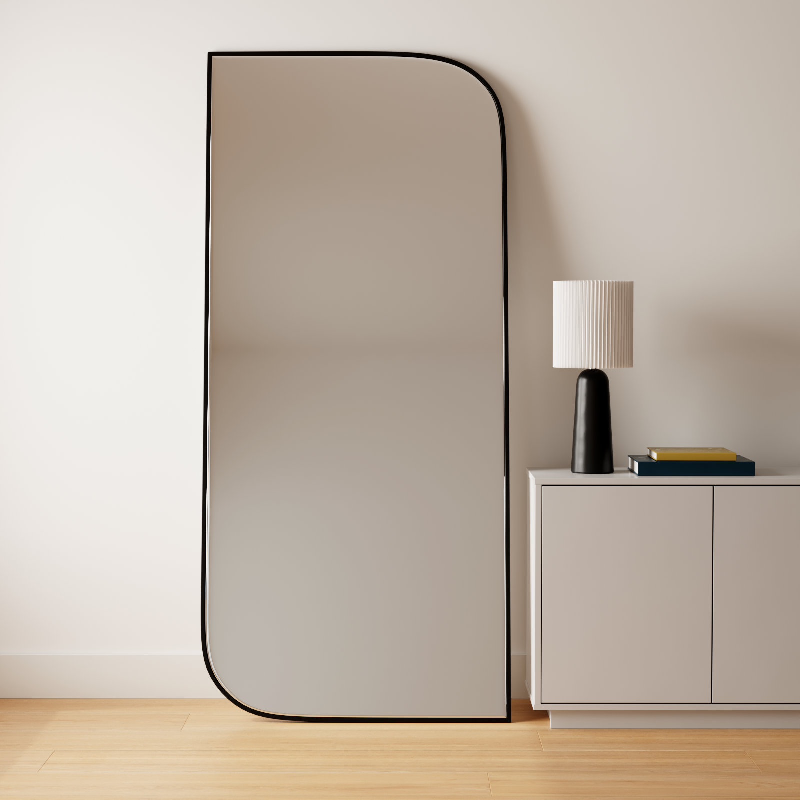 Andra 39" Full-Length Mirror, Black