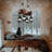 4 - Light Dimmable Geometric Chandelier
