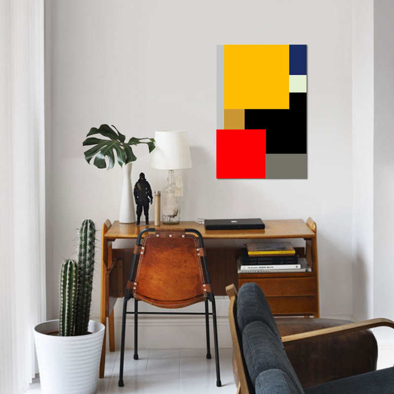 « chaleureux », impression sur toile, H 12 po x l 8 po x P 0,75 po, Toile tendue, Pas de tapis