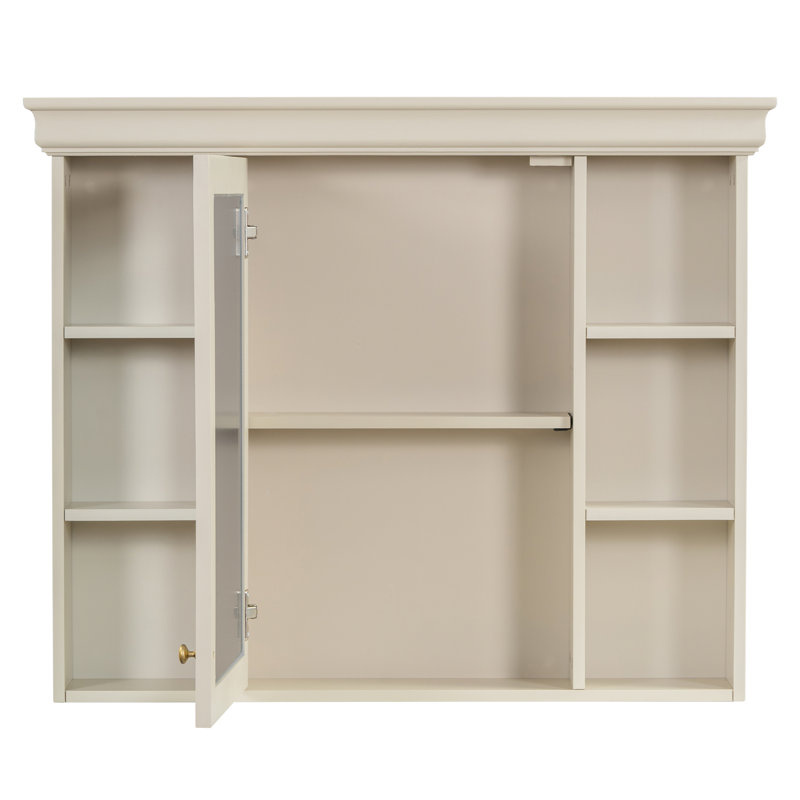 Armoire murale moderne pour salle de bain - Miroir de rangement dissimulé 35 po x 28 po