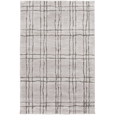Tapis gris Orren Ellis Textures Vashinah