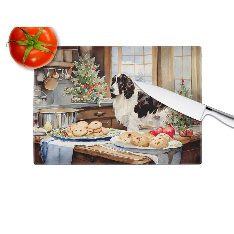 Planche à découper en verre English Cocker Spaniel