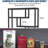 69.29" 6-Tier Industrial Black Etagere Bookcase With 6 Tier Open Shelves Organizer For Living Room, Bedroom