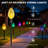 23ft Large C9 LED Faceted String Lights – Outdoor Pathway & Hanging Holiday Lights