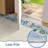 Modern Bordered Runner Rug 2x6 – Washable Non-Slip Low-Pile Carpet for Hallway, Kitchen, Bedroom, Bathroom, or Laundry Room, Soft Floral Print, Beige-857321745
