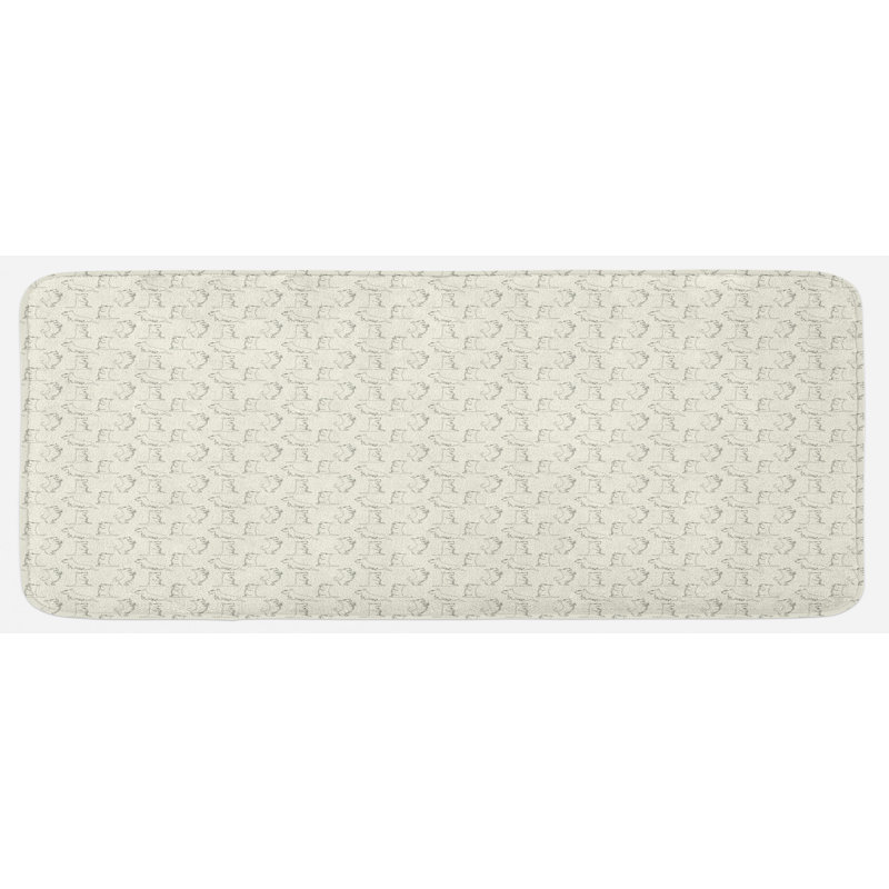 Tapis de cuisine pour chien Scottie