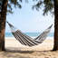 Portable Hanging Hammock Chair, Thick Canvas Swing Bed with Adjustable Hook, 450 Lbs Capacity Indoor Outdoor Hammock for Camping, Beach & Bedroom, Thickened Grass Green-859411937