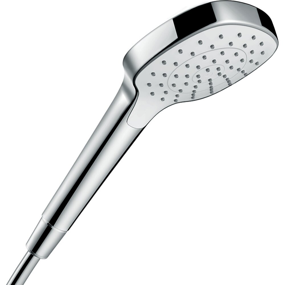 Hansgrohe Croma Select E Duschkopf 1 Strahlart Wassersparend 9 L/Min Weiß/Chrom