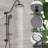 Shower Head With Handheld Shower System With 8" Rain Shower Head (Rough-In Valve Included)-118534755
