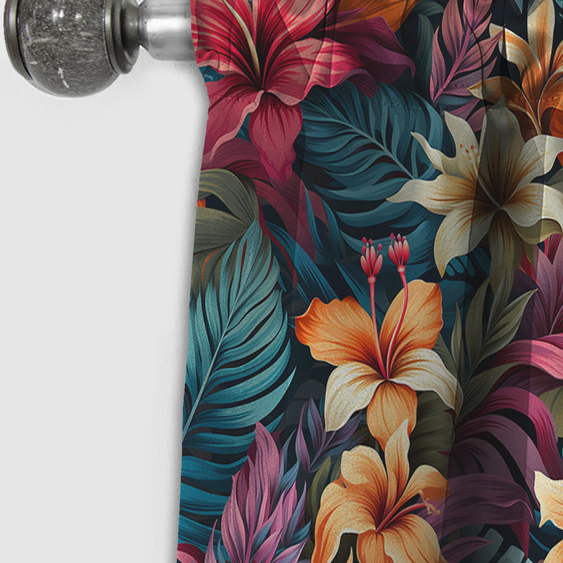 Tropical Mirage - motif tropical Viii, L 52 po x L 120 po