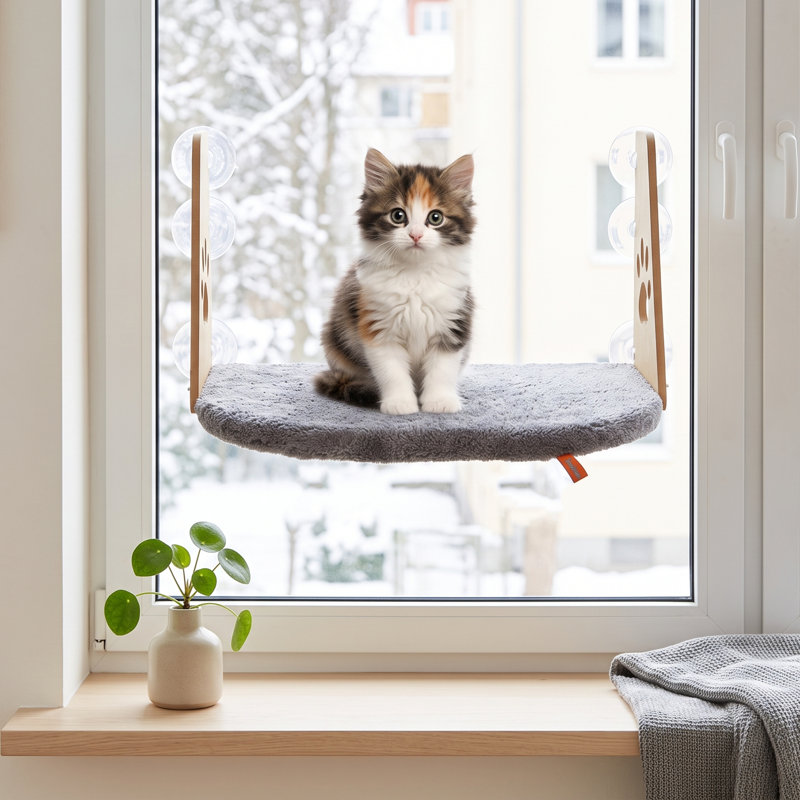 Pet Bed, 11.02" D x 18.5" W, Anthracite