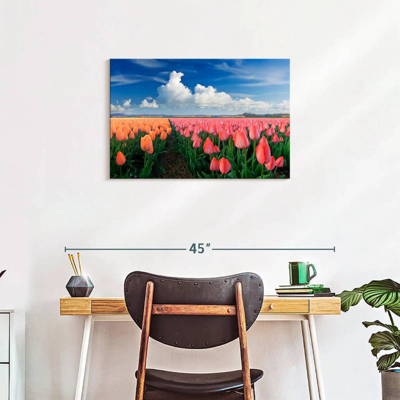 Harnek Orange And Pink Tulips