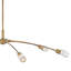 Atera 6 - Light Steel Dimmable Sputnik Modern Linear Chandelier-1164041083-1187045868