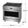 36" Front Control Freestanding Gas Range