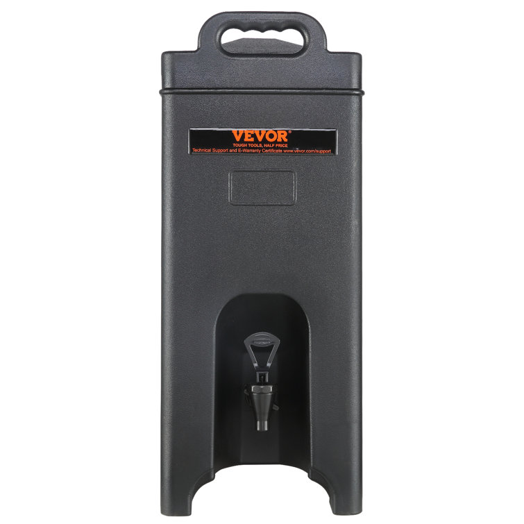 VEVOR Insulated Beverage Dispenser 2.5 Gal Beverage Server Hot and Cold Drink  Dispenser, Black LRYLJ25GALLON09B3V0 - The Home Depot