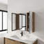 Armoire de salle de bain avec miroir et rangement