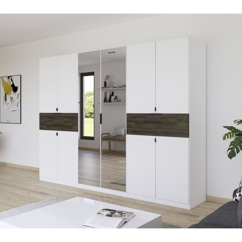 Tivareo  6 Hinged Door Wardrobe available in many colour combinations 2 Drawer INCL. Delivery and Assembly