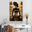 Silhouette tribale africaine-108557816