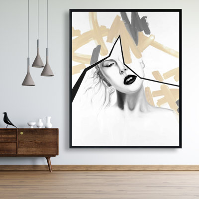 «Divided Woman», reproduction sur toile