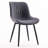 Modern Dining Chairs Faux Leather Upholstered Kitchen Chairs Side Chair With Metal Legs-51228636